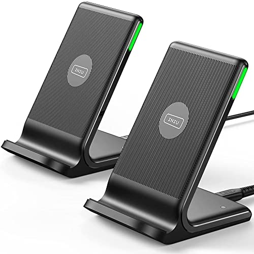 INIU Wireless Charger, 15W Fast Qi Certified Wireless Charging Station