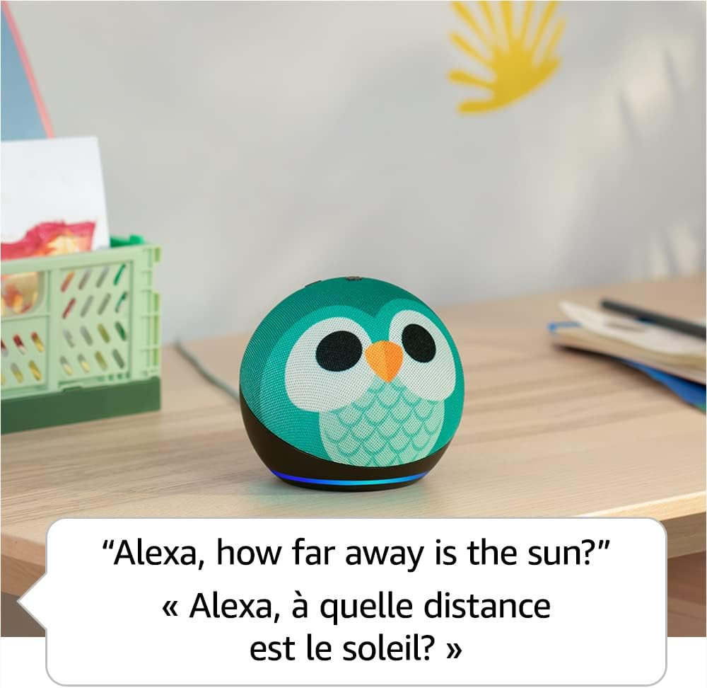 Echo Dot Kids (newest model), Designed for kids, with parental controls