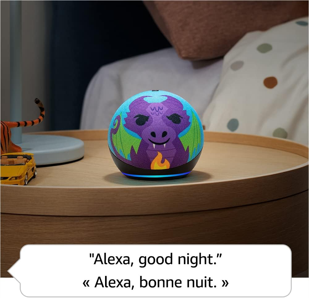 Echo Dot Kids (newest model), Designed for kids, with parental controls