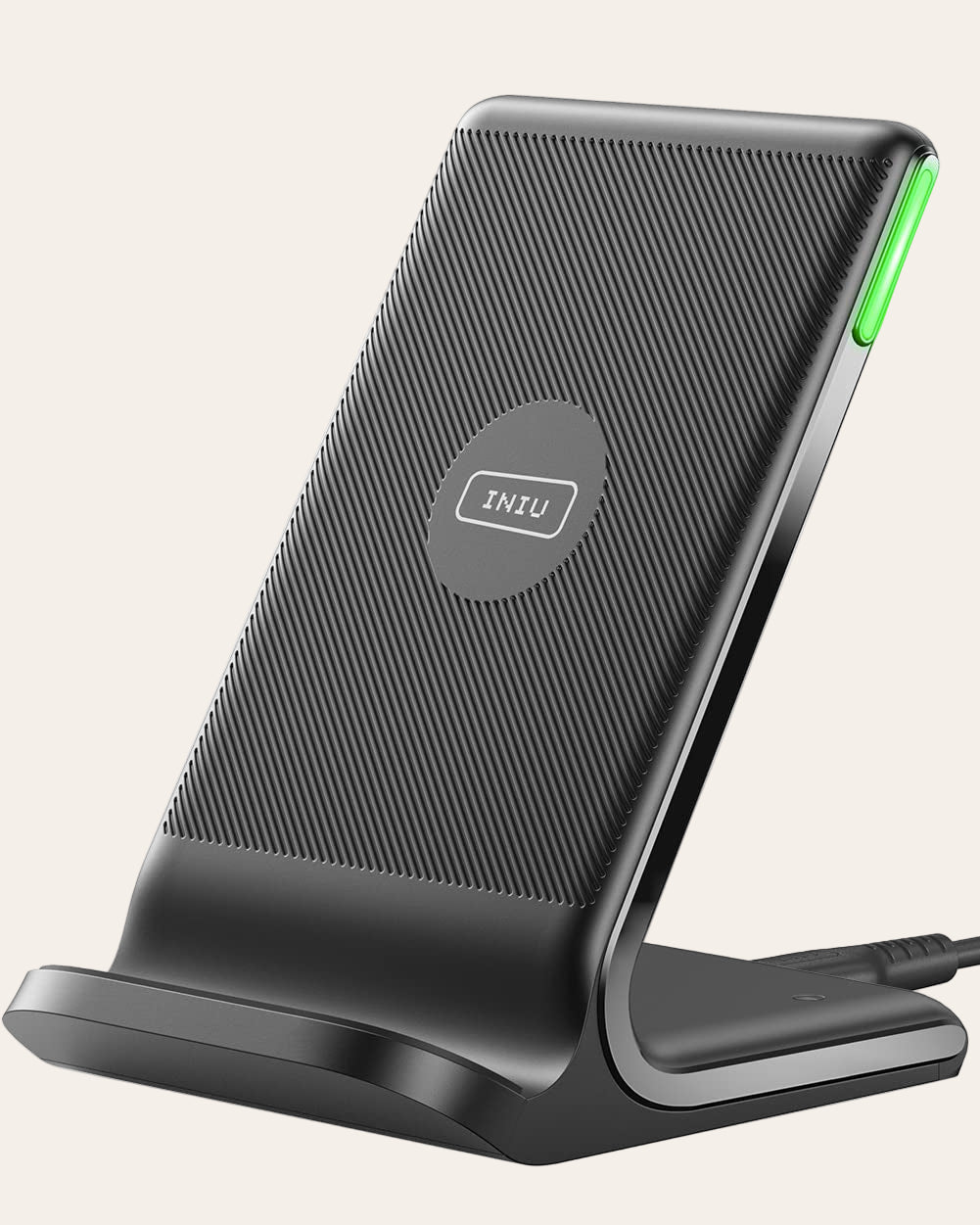 INIU Wireless Charger, 15W Fast Qi Certified Wireless Charging Station