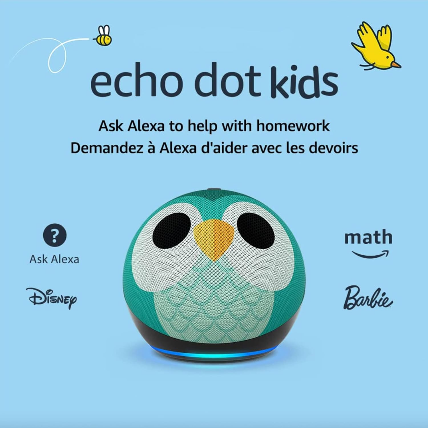 Echo Dot Kids (newest model), Designed for kids, with parental controls