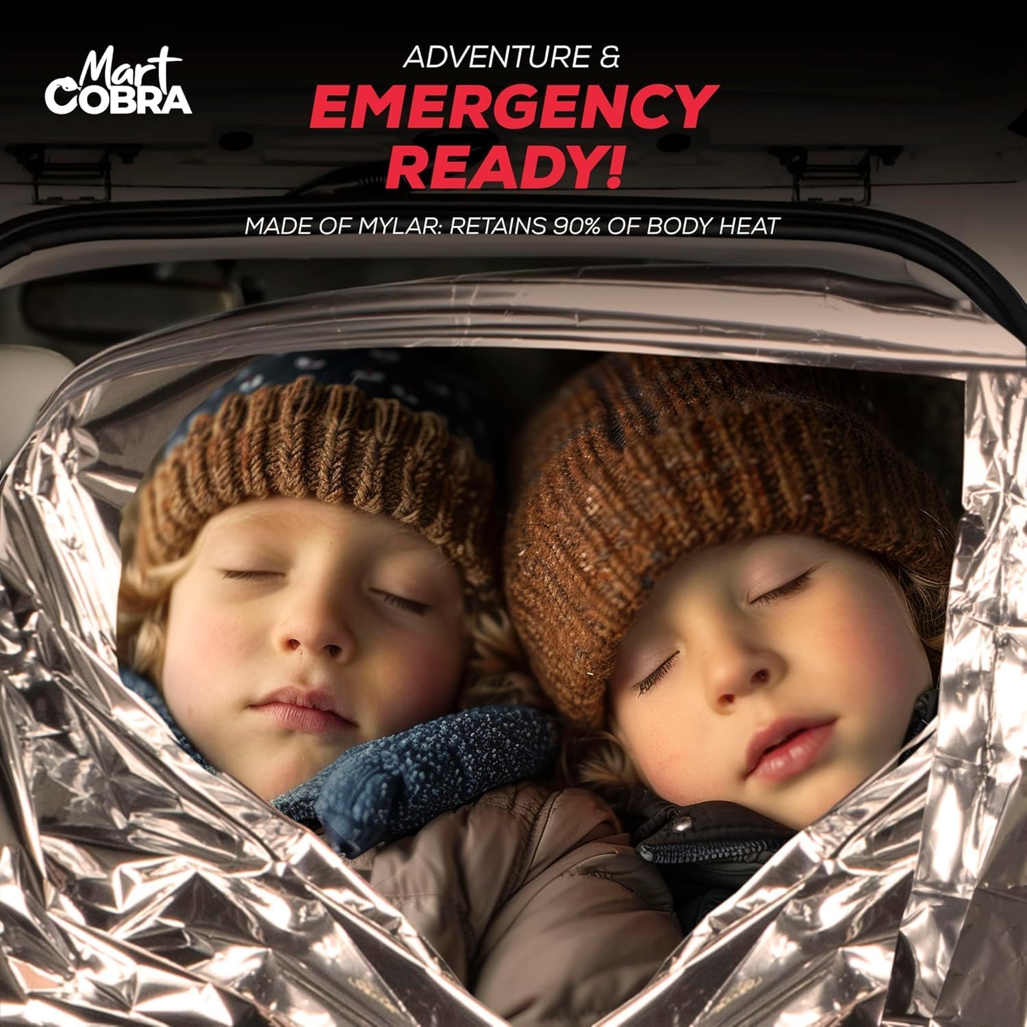 Emergency Mylar Blanket 4-Pack – Thermal Survival Gear