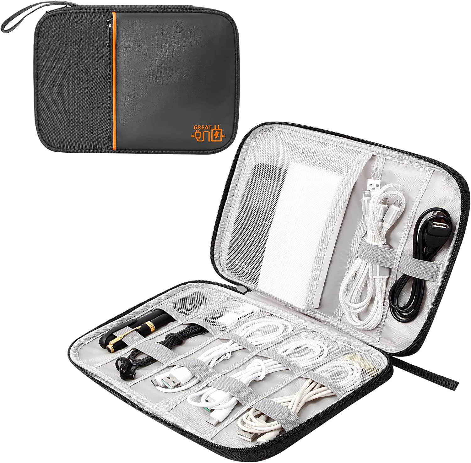 Seagull flight of fashion Single Layer Electronic Gadget Organizer Case