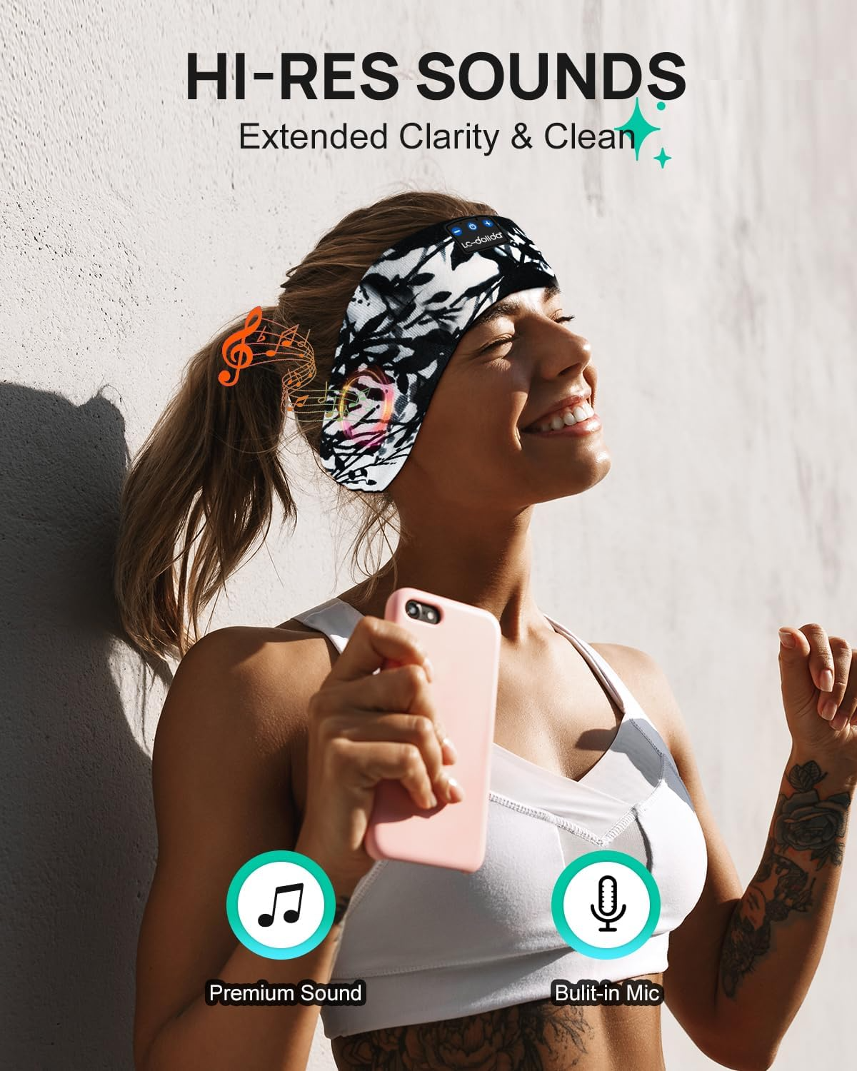 Rechargeable Type C Wireless Music Headband