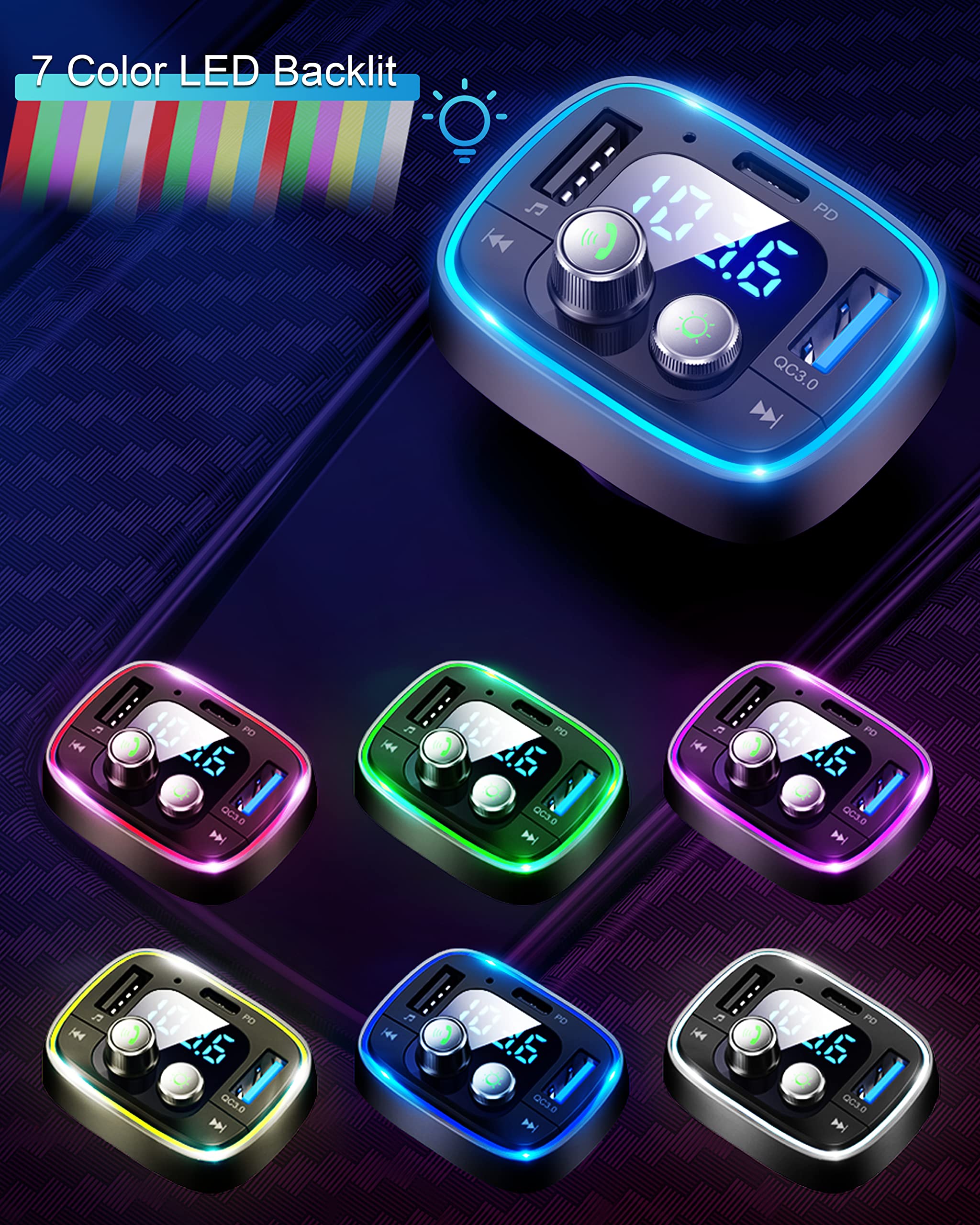 LIHAN USB C Bluetooth Adapter for Car