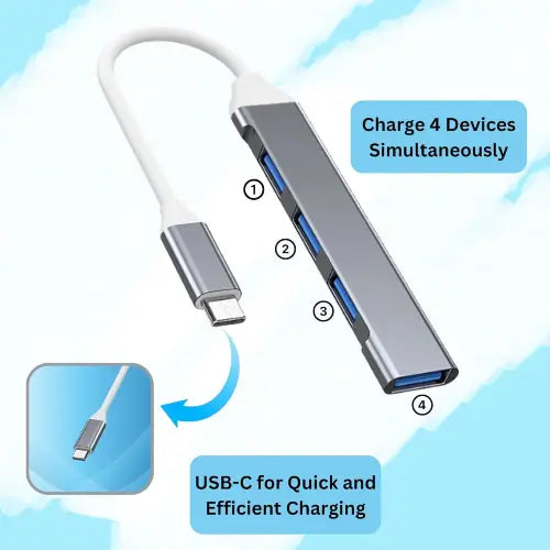 USB C Hub 3.0 3.1 3/4 Ports OTG Adapter