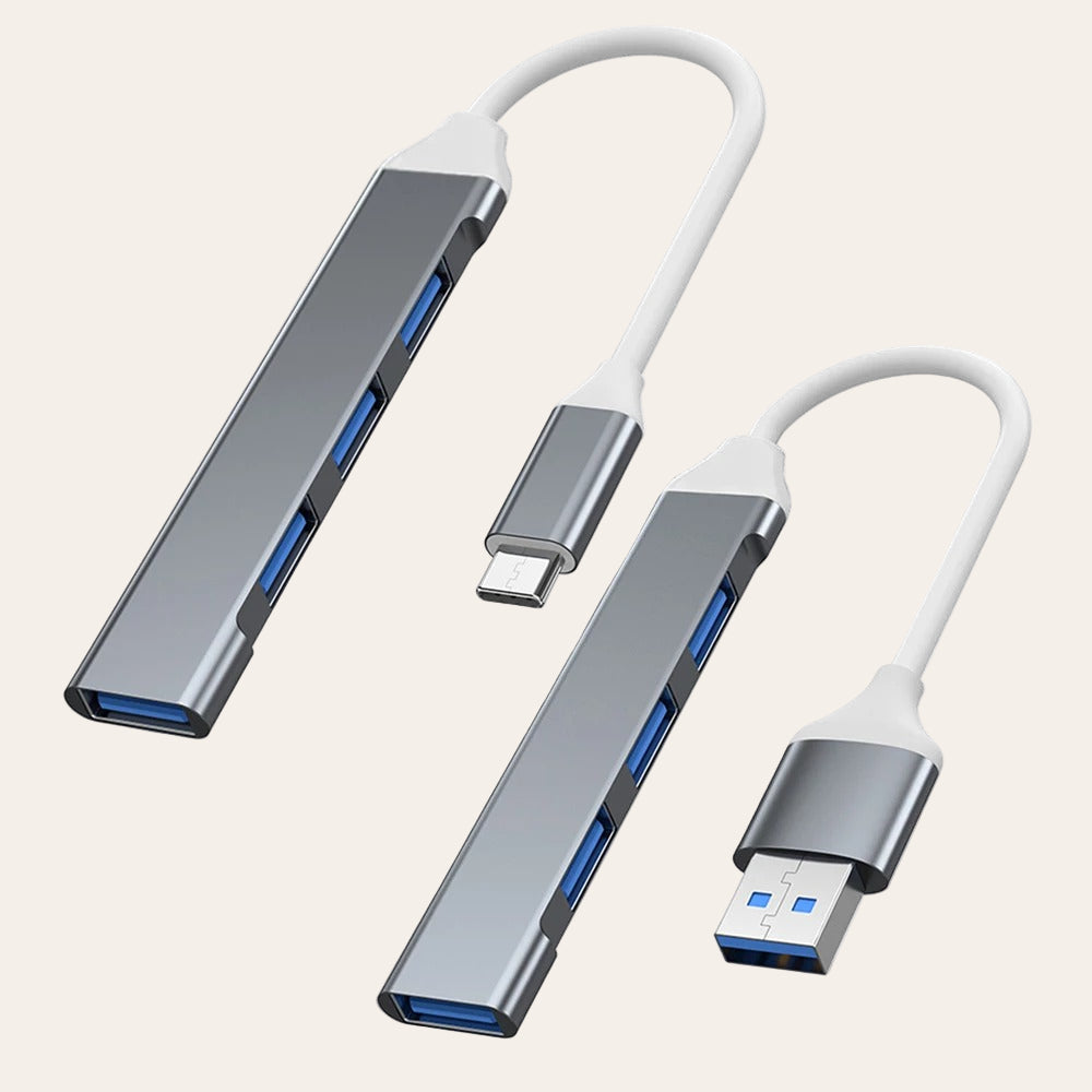 USB C Hub 3.0 3.1 3/4 Ports OTG Adapter