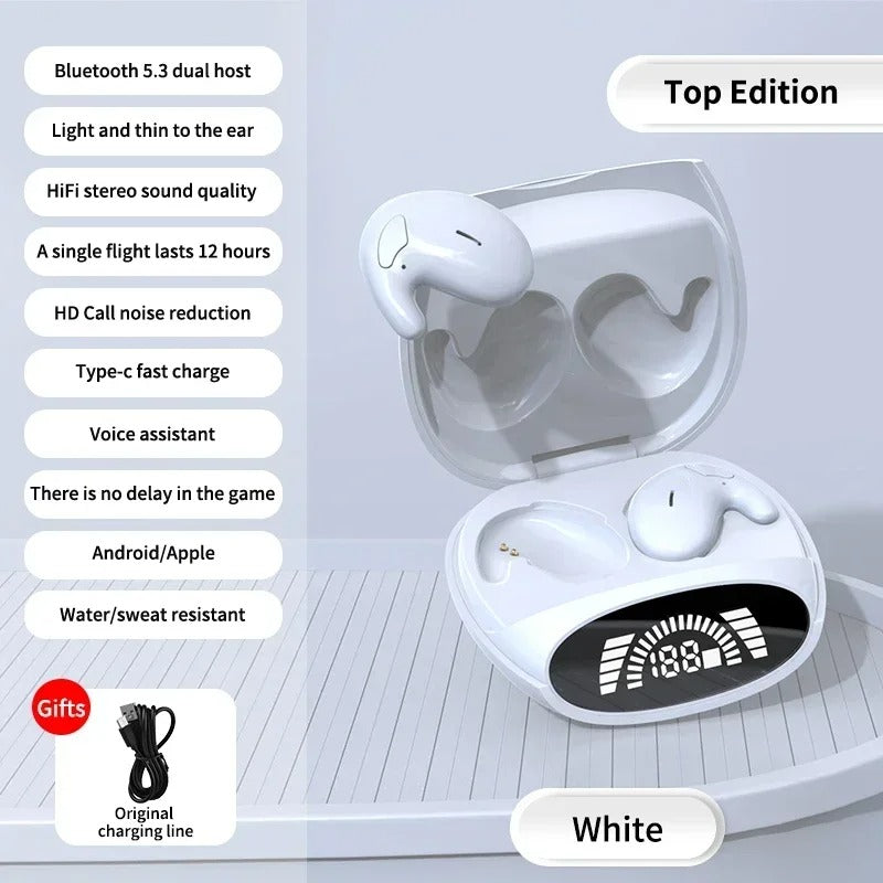 Wireless Bluetooth 5.3 Headphones, Invisible Stereo Sleep Earphones